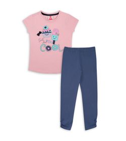 Conjunto-Camiseta-Y-Leggins-Rosado-Azul-Bubblegummers-Dafne-Niña