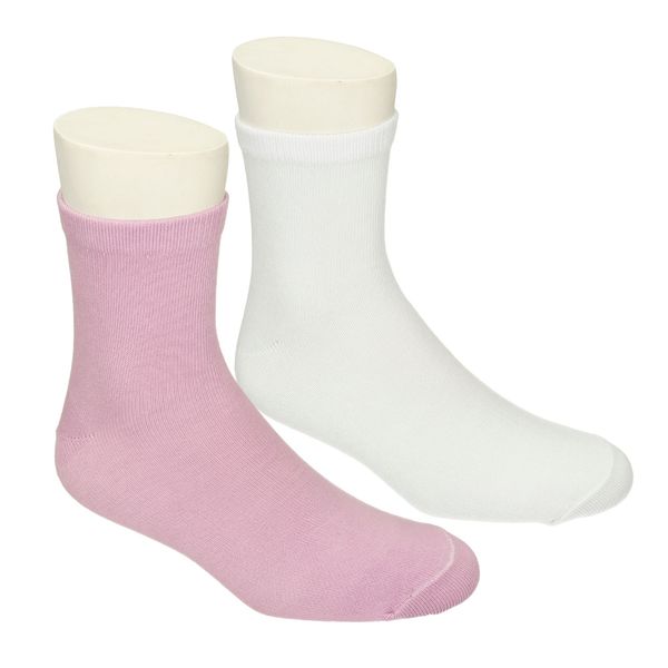calcetines-Blanco-Morado-Bata-Doris-Mujer